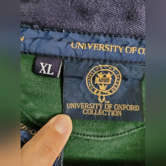 Vintage 90s university of Oxford original rugby shirt | size xl - Picture 5 of 6